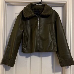Fashion Nova Women's Dark Green Jacket